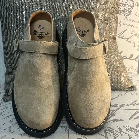 Dr. Martens Men’s Isham Tan Suede Mules main image 5
